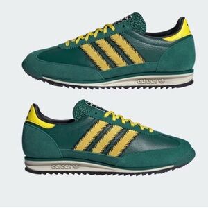 Adidas SL 72 OG Sneakers in Collegiate Green / Yellow / Core Black (Size 6, 7)